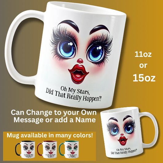 Mug Est-ce vraiment arrivé ?, Des yeux fabuleux Visage