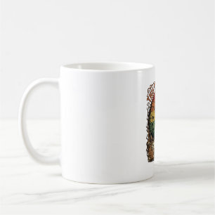 Mug Est Costume d'Halloween Sorcière Broom Cat Effraya