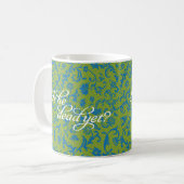 Mug Est-il déjà mort Blue toile (Devant gauche)