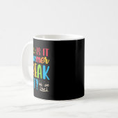 Mug Est-Il Pause Été Pourtant Professeur Fin De L'Anné (Devant gauche)