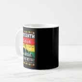 Mug Est ma fête d'indépendance Black Pride Melanin (Devant gauche)