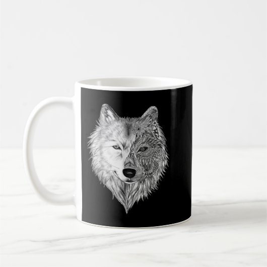 Mug est mon T-shirt loup (Gauche)