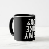 Mug Est Mon Vélo Ok Drôle Cadeau Pour Les Vélos (Devant gauche)