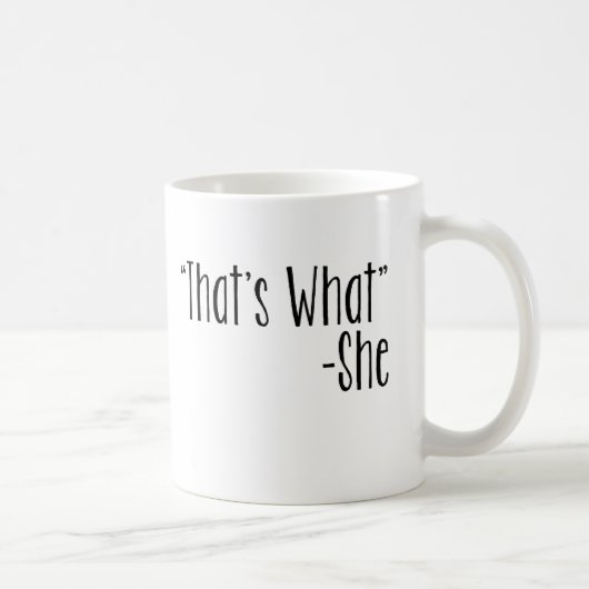 Mug "Est qui ce qui" - elle (Droite)