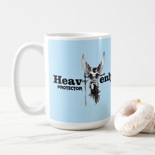 Mug Estampa Anjo - Heavenly Protector - Caneca (Avec donut)