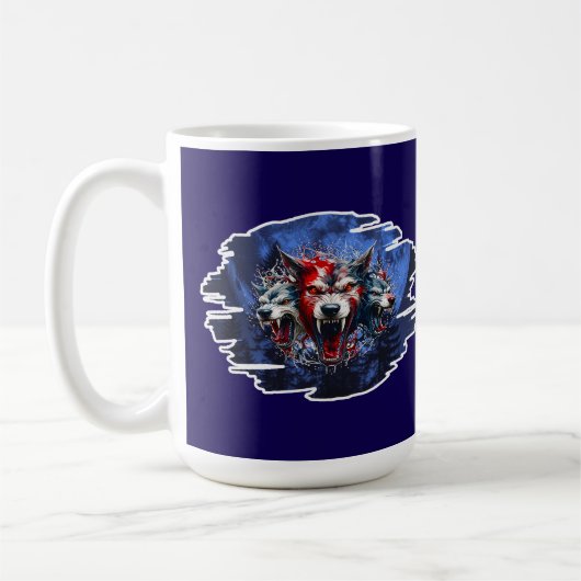 Mug Estampa Graffiti - Cerberus Wolves - Caneca (Gauche)