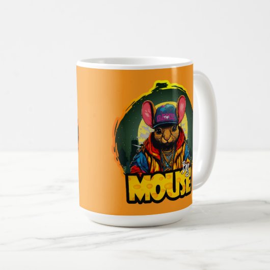 Mug Estampa Hip Hop - Big mouse - Caneca (Devant droit)