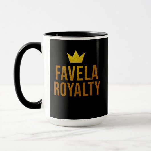 Mug Estampa Hip Hop - Favela Royalty -  (Gauche)