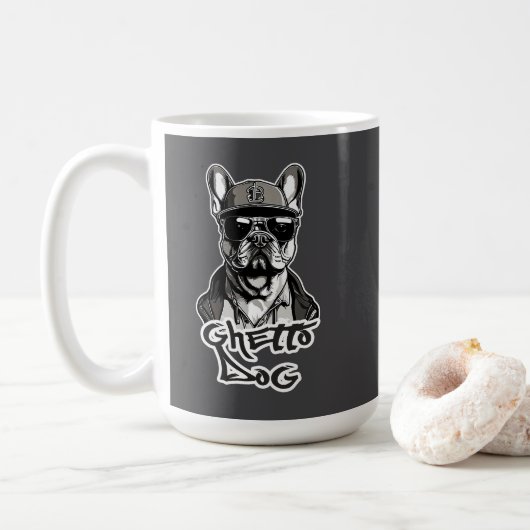 Mug Estampa Hip Hop - Ghetto Dog - Caneca (Avec donut)