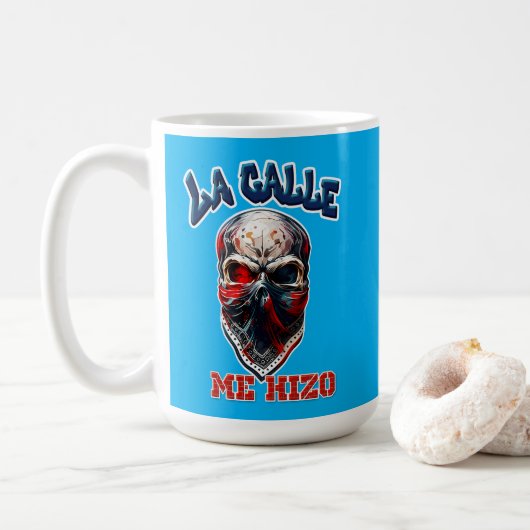 Mug Estampa Hip Hop - La Calle Me Hizo - Caneca (Avec donut)