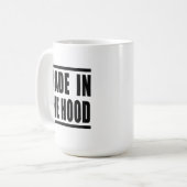 Mug Estampa Hip Hop - Made in the Hood - Caneca (Devant gauche)
