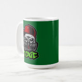 Mug Estampa Hip Hop - TOXIC - Bone (Devant gauche)