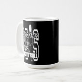 Mug Estampa Rock - I Love 80s Rock’n’Roll – Caneca (Devant gauche)