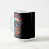 Mug Estampas Hip Hop - Colorful Skull - Caneca (Devant gauche)