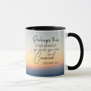Mug Esther 4:14 C'est peut-être l'heure de la Bible Ve