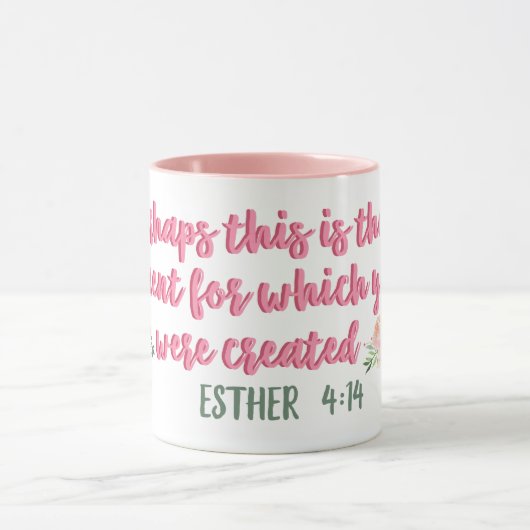 Mug Esther 4:14 Écriture // Bible Verse (Centre)