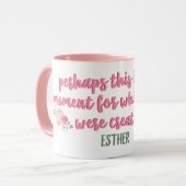 Mug Esther 4:14 Écriture // Bible Verse (Devant gauche)