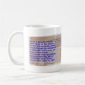 Mug Esther dans l'hébreu (Gauche)