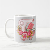 Mug Esthéticienne Pensée Rose (Gauche)