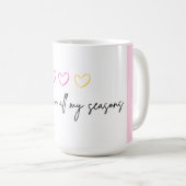 Mug esthétique de l'amour (Devant droit)