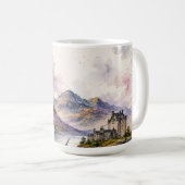 Mug esthétique des Highlands d'Écosse, Isaïe 53:5 Bibl (Devant droit)