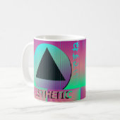 Mug esthétique des ondes de vapeur (Devant gauche)