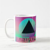 Mug esthétique des ondes de vapeur (Gauche)