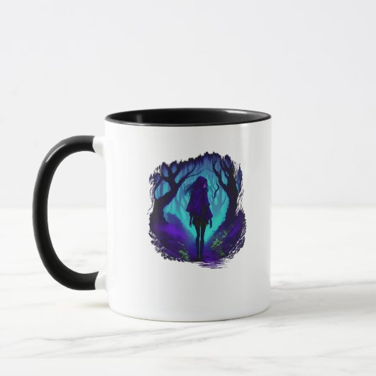 Mug Esthétique Fey Gothique Emo Goblincore Graphisme (Gauche)