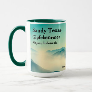 Mug Esthétique minimaliste de montagne Gipfelstürmer