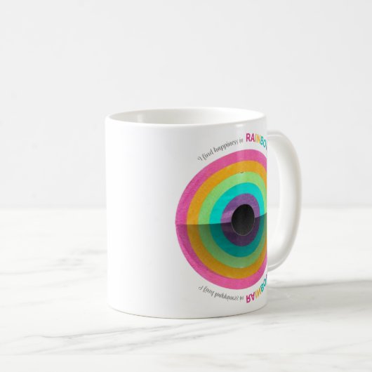 Mug Esthétique Rainbowcore (Devant droit)