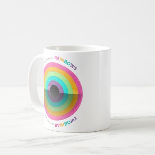 Mug Esthétique Rainbowcore (Devant gauche)