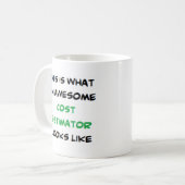 Mug estimateur des coûts, génial (Devant gauche)