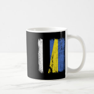 Mug Estonie Ukraine Demi-drapeau Estonien Ukrainien Pa