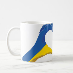 Mug Estonie Ukraine Estonienne Ukraine Ukrainien Coeur
