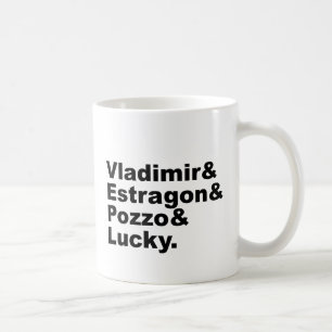 Mug Estragon de attente Pozzo de Godot - de Vladimir