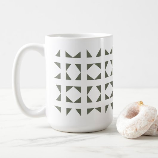 Mug Estrutura 4 | Verde Sálvia (Avec donut)