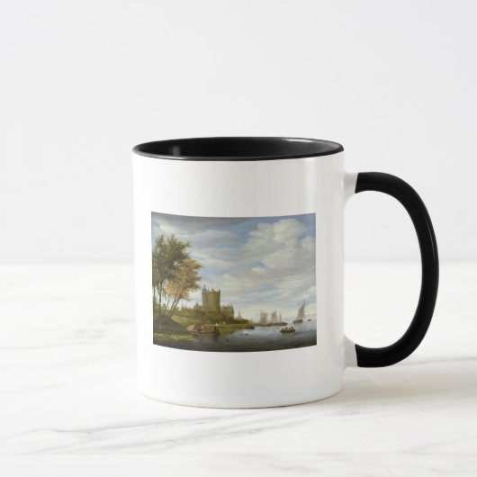 Mug Estuaire de rivière avec un château (Droite)