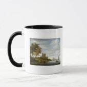 Mug Estuaire de rivière avec un château (Gauche)