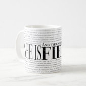 Mug Et bien qu'elle soit mais peu, elle est féroce (Devant gauche)
