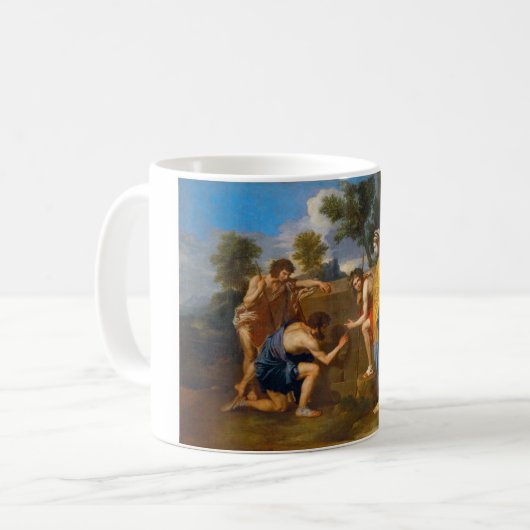 Mug Et dans Arcadia ego, Poussin (Devant gauche)