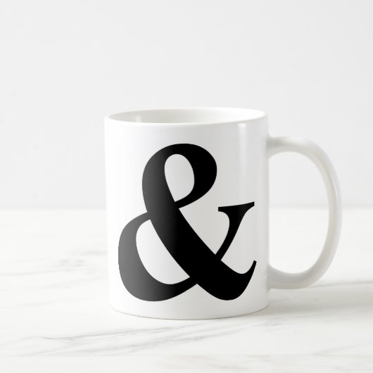 Mug Et et raccourci d'icône de symbole de Logogram (Droite)