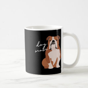 Mug Et femme maman de chien bouledogue anglais blanc