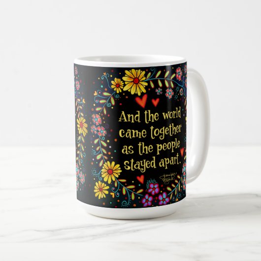 Mug Et Le Monde S'Est Mis Ensemble À Citer L'Inspirété (Devant droit)