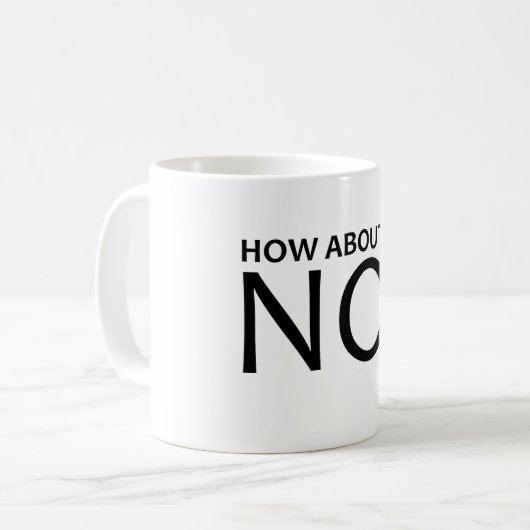 Mug Et NON ! Bouchon de café (Devant gauche)