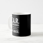 Mug Et Peurs Significations Oublient Visage Tout (Devant gauche)