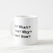 Mug et pourquoi quand (Devant gauche)