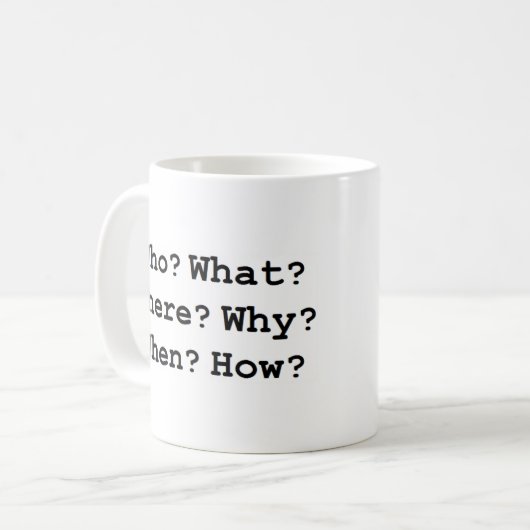 Mug et pourquoi quand (Devant gauche)