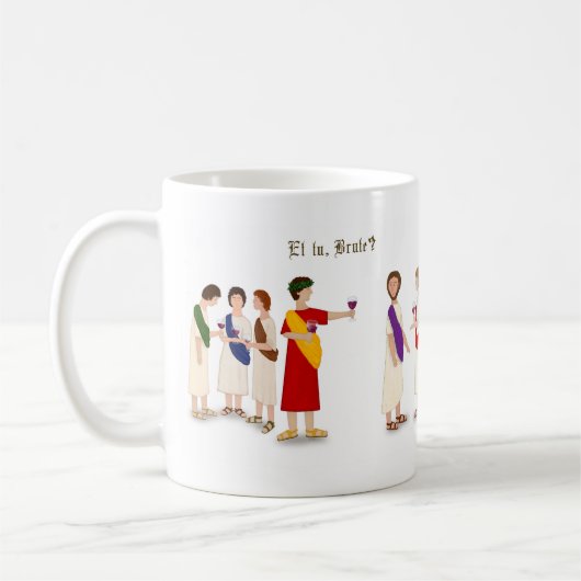 Mug Et Tu Brute ? Julius César à une fête (Gauche)