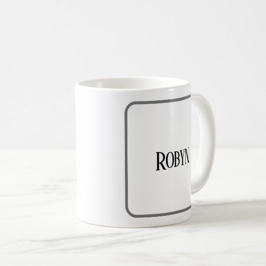 Mug Et voilà que nous y sommes encore. Bonjour (Devant droit)