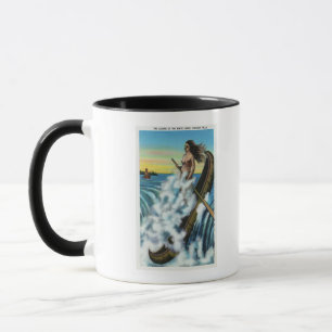 Mug Établissement de la légende du canoë blanc